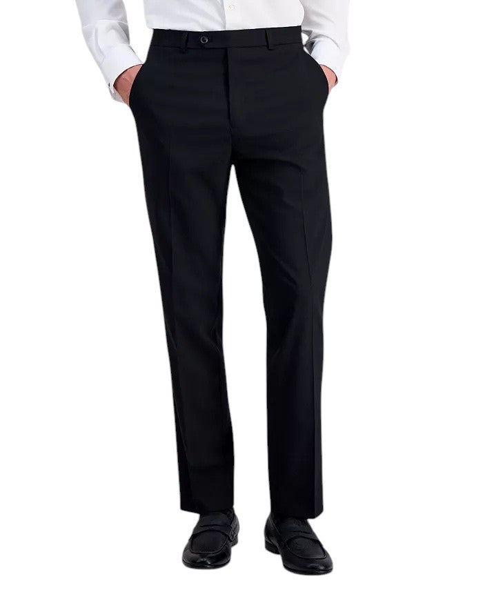Alfani Mens Slim fit Dress Pants 36 / 32 Black Solid
