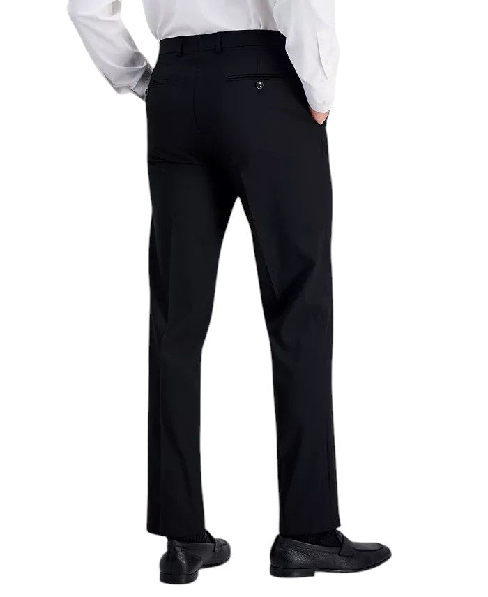 Alfani Mens Slim fit Dress Pants 40 / 32 Black Solid Stretch