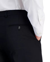 Alfani Mens Slim fit Dress Pants 38 / 32 Black Solid Stretch