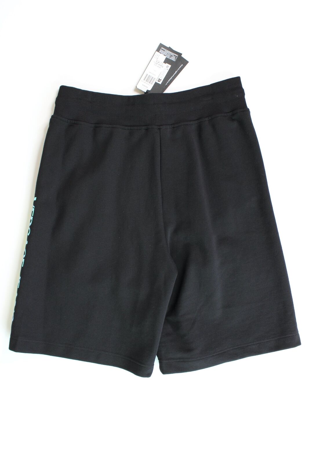 Versace Jeans Couture Mens Logo Fleece Sweat Shorts 2XL XXL Black