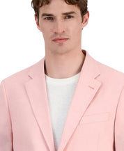 Nautica Men's Modern-Fit Chambray Sport Coat Blazer 38 S Pink