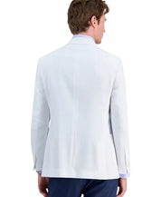 Nautica Men Modern-Fit Active Stretch Structure Weave Sport Coat 48R Off White
