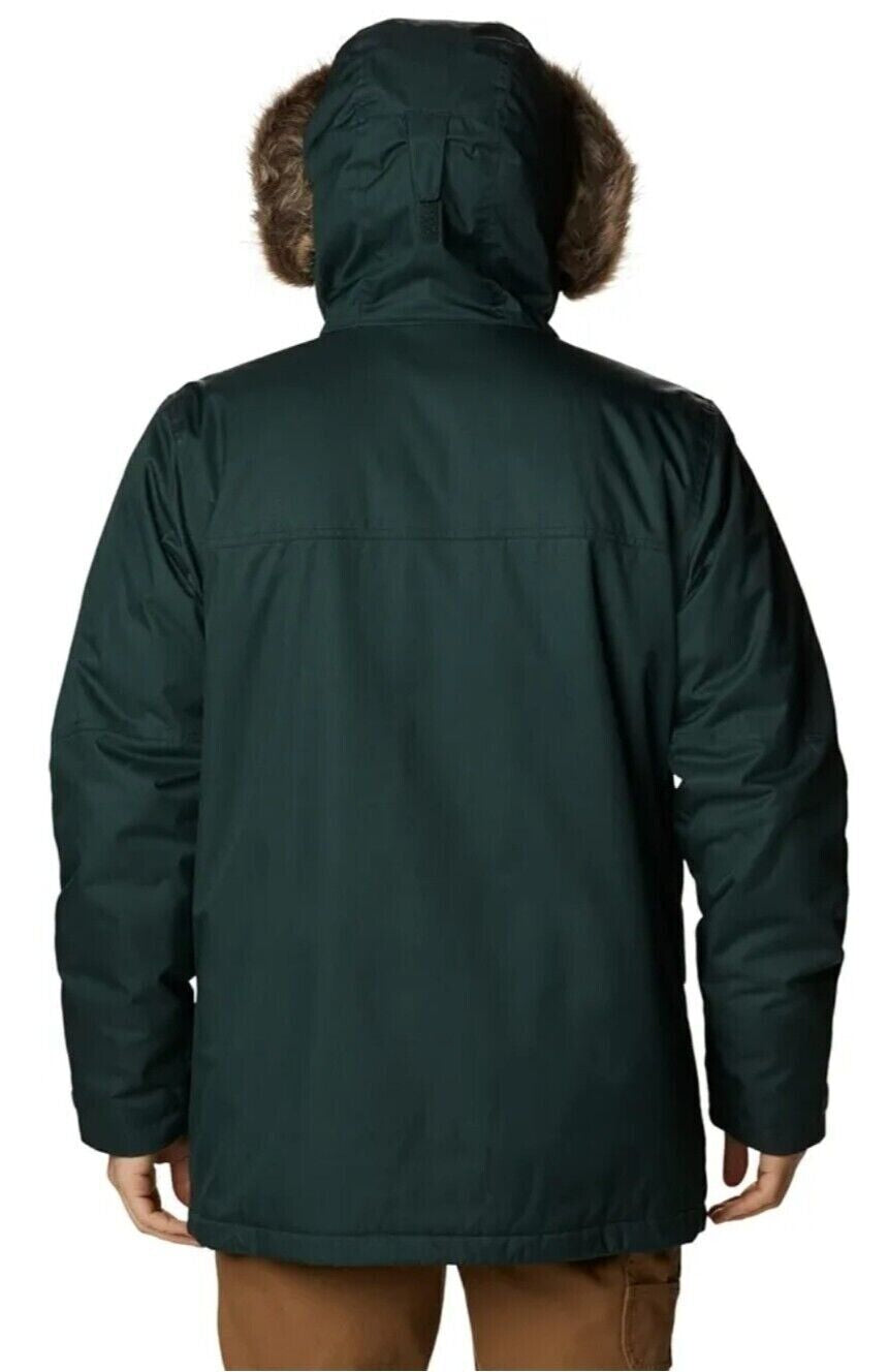 Columbia Men's Penns Creek II Parka Coat XL Green Water Resistant