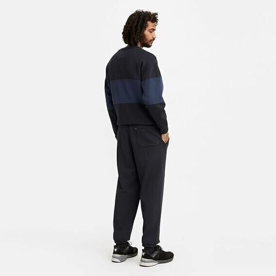 Levis Men's Graphic Relaxed Fit Sweatpants Small Black