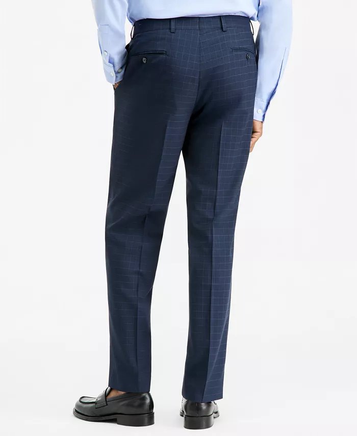 Michael Kors Mens Classic fit Dress Pants 36 / 30 Navy Blue Solid