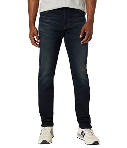 AG Adriano Goldschmied Men's Tellis Modern Slim Jeans Size 34 Dark Blue