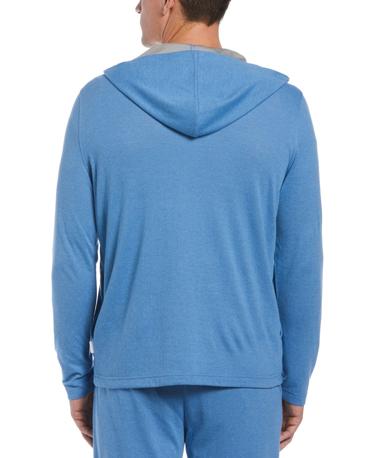 Cubavera Men Heathered 1/4 Zip Hoodie Sweater XL Blue