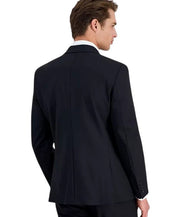 Bar Iii Mens Slim fit Wool Suit Jacket Blazer 36 S Black Solid