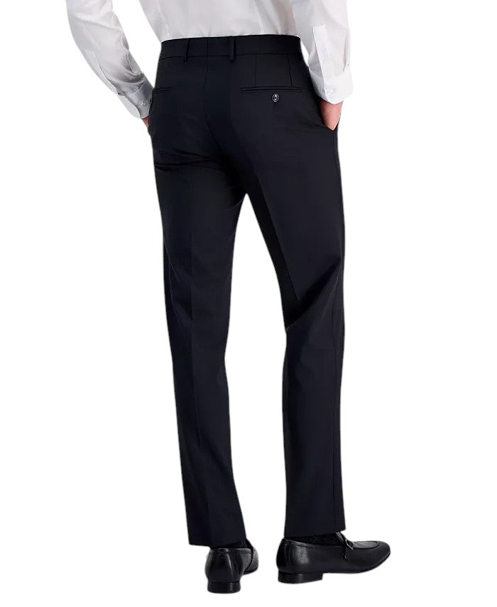 Bar Iii Mens Slim fit Wool Dress Pants 30 / 32 Black Solid