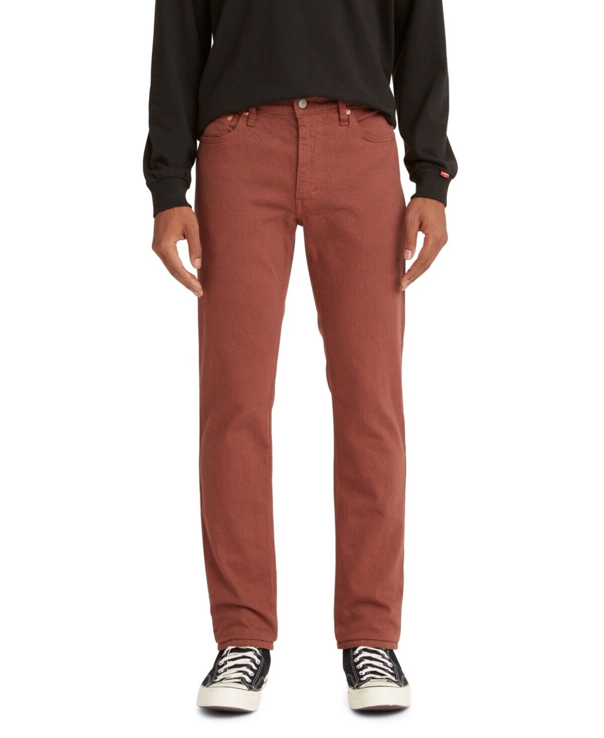 Levi's Men's 511 Slim Fit Eco Ease Jeans 32 x 32 Burgundy Red