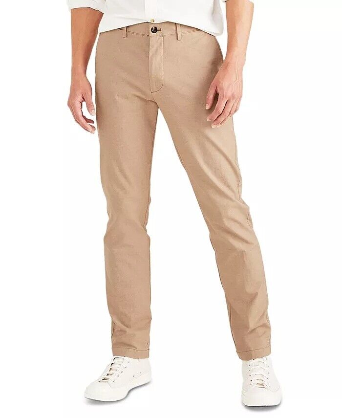 Dockers Men's Alpha Slim Fit Flex Stretch Chino Pants Myristica Beige 36 x 32