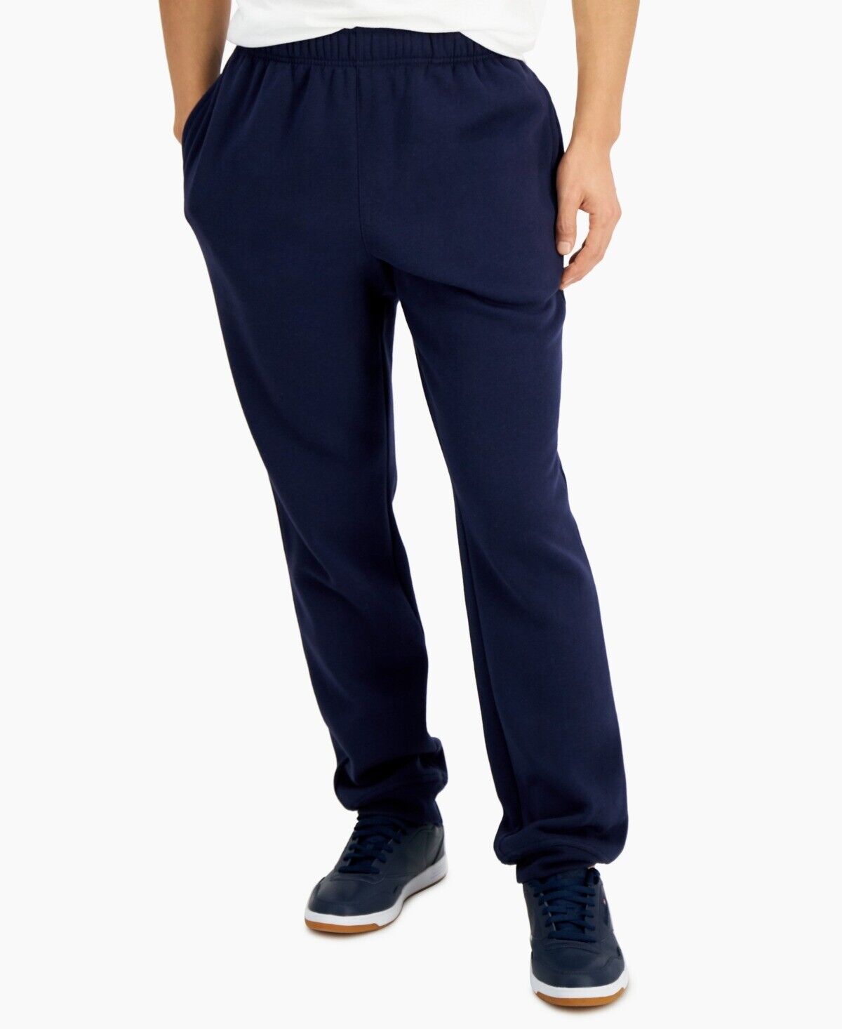 ID Ideology Men's Fleece Sweatpants Small Navy Blue