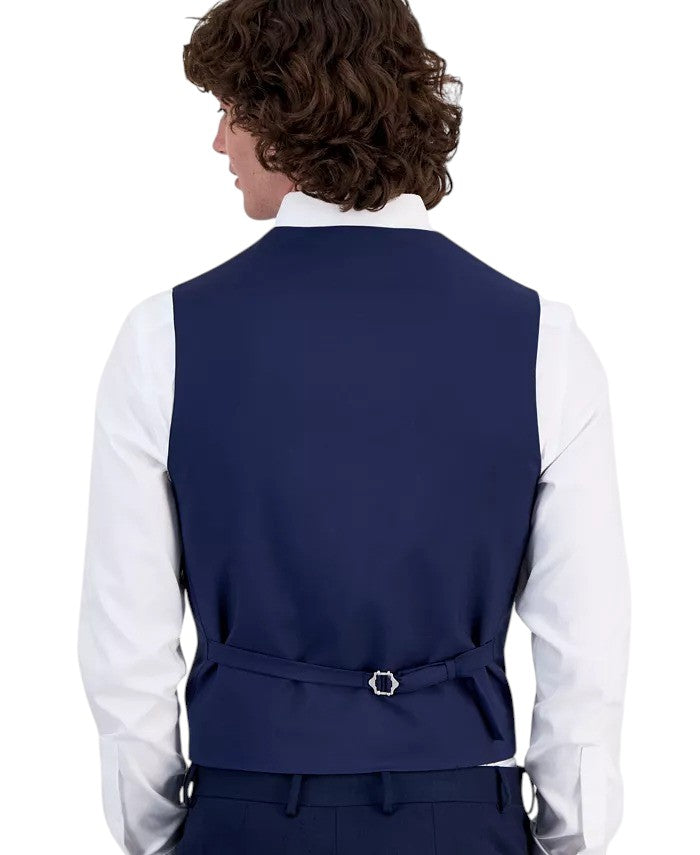 Tommy Hilfiger Mens Modern fit Wool Suit Vest XXXL 3XL Blue Solid