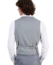 Tommy Hilfiger Mens Modern fit Wool Suit Vest Medium Gray Solid