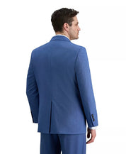 Haggar Mens Classic fit Suit Jacket Blazer 42 S Blue Solid