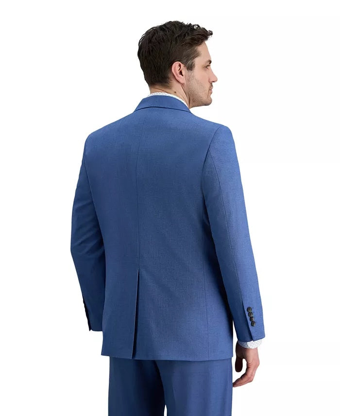 Haggar Mens Classic fit Suit Jacket Blazer 42 S Blue Solid