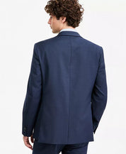 Tommy Hilfiger Mens Modern fit Wool Suit Jacket Blazer 44 S Blue Solid Stretch