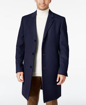 Lauren Ralph Lauren Men’s Luther Wool Overcoat 36R Navy Blue Coat