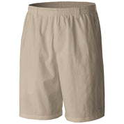 Columbia Mens Regular fit Water Shorts Medium / 8 Beige Solid UPF 50