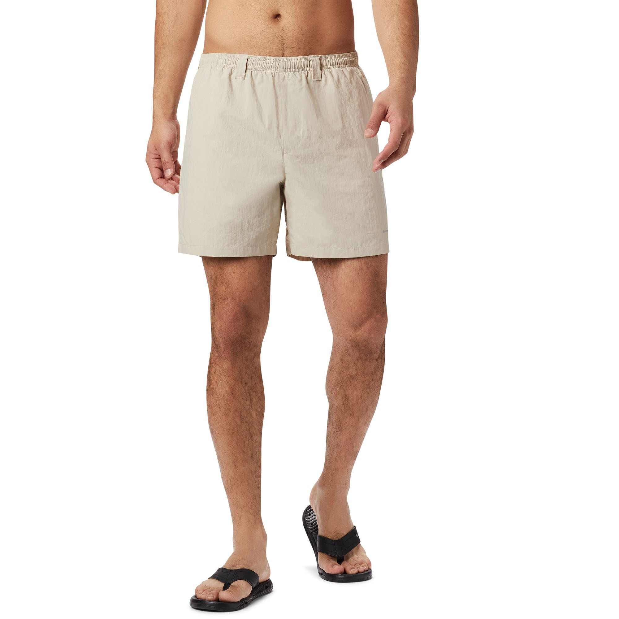 Columbia Mens Regular fit Swim Trunks Swimwear XXL / 8 Beige Solid