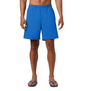Columbia Mens Regular fit Athletic Shorts XL Blue Solid Moisture Wicking