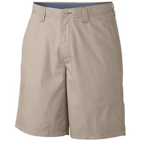 Columbia Men Regular fit Chinos Shorts 42 Beige Solid