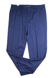 Nautica Mens Modern fit 2 Piece Suit 42 R / 36 Waist Blue Solid Stretch