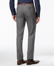 Kenneth Cole Reaction Mens Slim fit Dress Pants 36 / 29 Grey Stretch