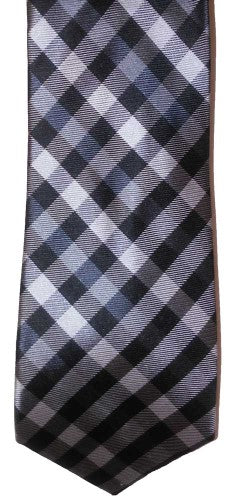 Tommy Hilfiger Men's Davis Stripe Tie Blue Necktie