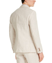 Bar III Men's Slim-Fit Tan Solid Double-Breasted Suit Jacket 36S