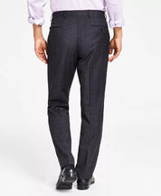 LAUREN RALPH LAUREN Men's UltraFlex Wool Suit Pants 44 x 32 Charcoal Plaid