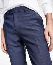 Bar Iii Mens Slim fit Dress Pants 30 / 32 Navy Blue Solid