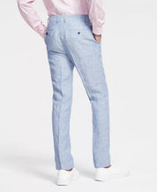 Bar Iii Mens Slim fit Dress Pants 30 / 32 Light Blue Solid Stretch