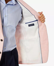 CLUB ROOM Men's Sport Coat 40S Pink Classic-Fit Solid Blazer Two Button