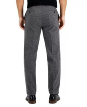 LAUREN RALPH LAUREN Mens Wool Flannel Dress Pants 42 x 32 Grey Black Plaid