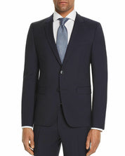 HUGO BOSS Jeffrey Men's Modern-Fit Wool Suit Jacket Navy Blue 36R