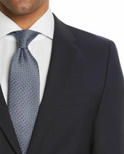 HUGO BOSS Jeffrey Men's Modern-Fit Wool Suit Jacket Navy Blue 36R