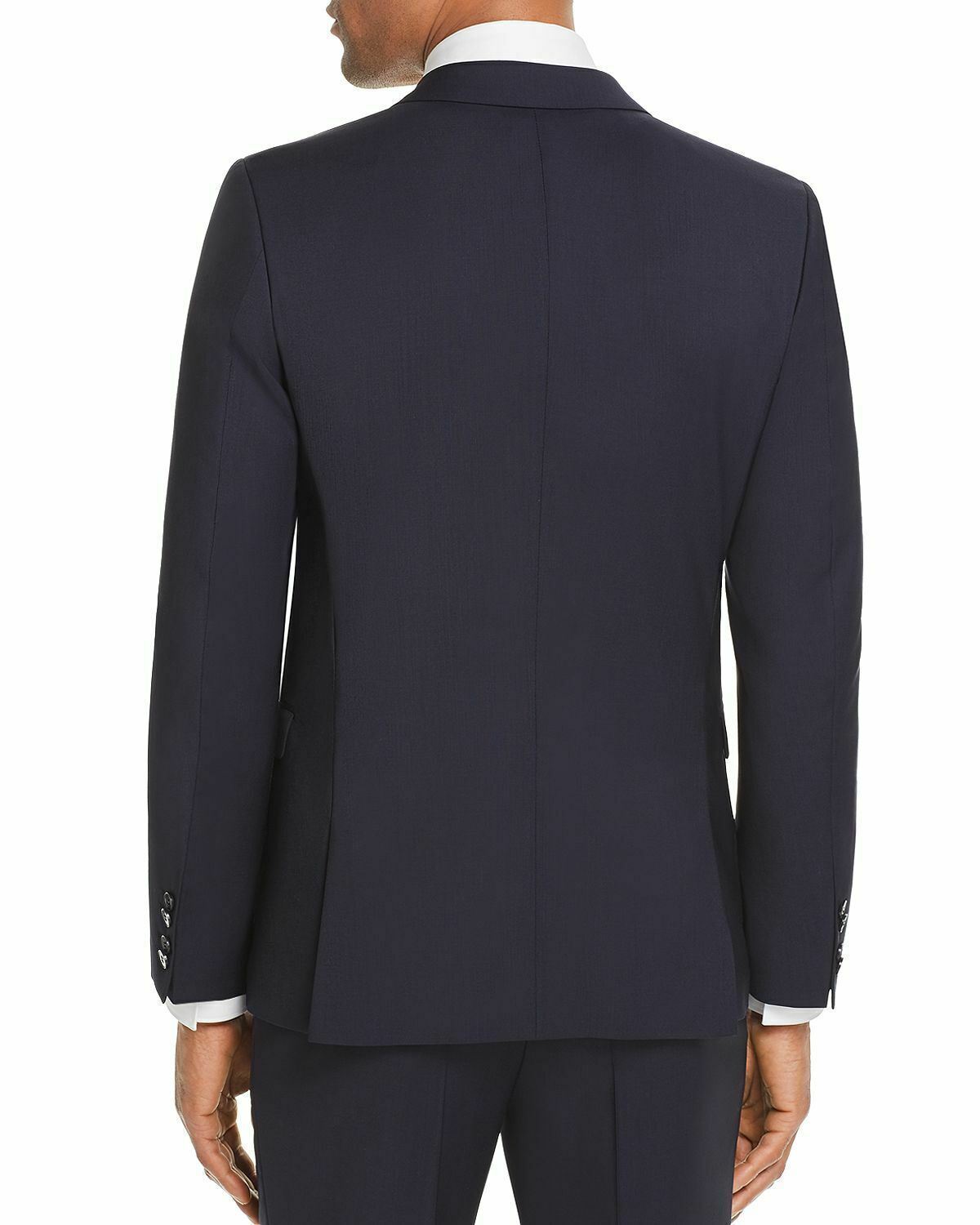HUGO BOSS Jeffrey Men's Modern-Fit Wool Suit Jacket Navy Blue 36R