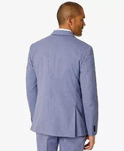 Tommy Hilfiger Mens Modern fit Suit Jacket Blazer 38 L Blue Solid Stretch