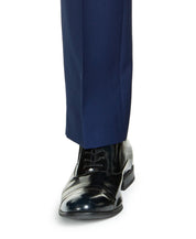 AX Armani Exchange Men's Slim-Fit High Blue Pindot Wool Dress Pants 33 x 32