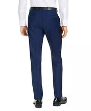 AX Armani Exchange Men's Slim-Fit High Blue Pindot Wool Dress Pants 33 x 32
