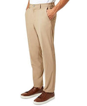 Calvin Klein Men's Dress Pants 34 x 32 Stone Slim Fit Tech Solid Performance