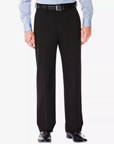 J.M. Haggar Men's Black Sharkskin Suit Pants 34 x 30