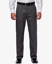 Haggar Mens Classic fit Dress Pants 36 / 29 Gray Solid