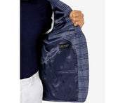Lauren Ralph Lauren Men's UltraFlex Plaid Blazer 40R Sport Coat Blue