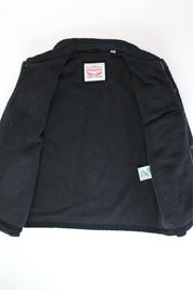 LEVI'S Men's Fleece-Lined Trucker Jacket Small Solid Black