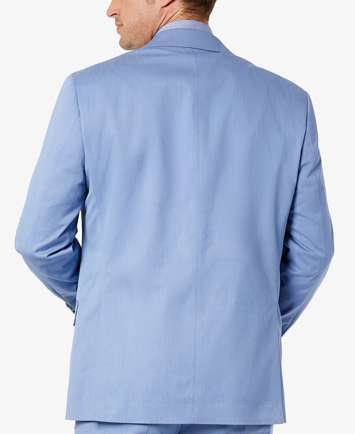 Sean John Men's Classic-Fit Solid Suit Jacket Light Blue 36R