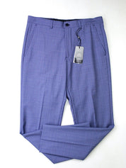 A|X ARMANI EXCHANGE Men's Slim-Fit Dress Pants 34 x 30 Blue Plaid