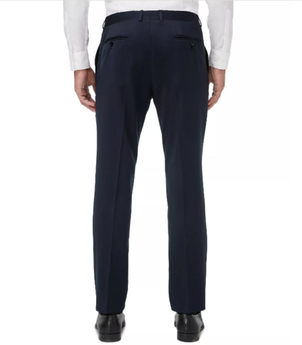 A/X Armani Exchange Men's Navy Solid Dress Pants 30 x 30 Slim-Fit