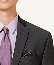Bar III Men's Slim-Fit Active Stretch Suit Jacket 40L Charcoal Dark Gray
